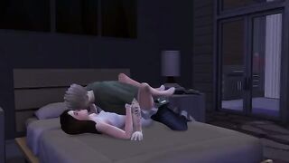 3D Hentai with animated Justin and Selena being intimate in a passionate encounter