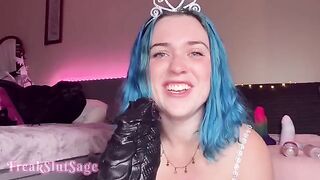 Princess’s Asshole Gapped and Creampied by Anal Fuck Machine Dragon
