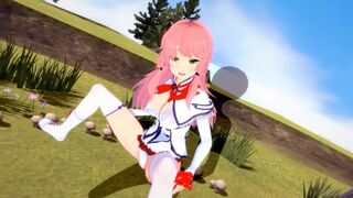 Hentai Flare Arlgrande gets fucked and sucks for the first time