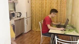 My computer broke down, so I called a friend to fix it, and he had his way with me