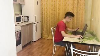 My computer broke down, so I called a friend to fix it, and he had his way with me