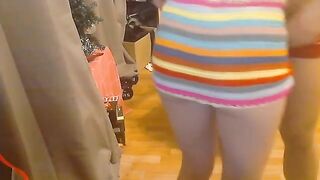Young schoolgirl makes blowjob and fucks on the camera