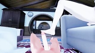 Foot job with Lumine from Genshin Impact in the best quality