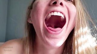 A tour of my mouth, where spit and gagging take center stage