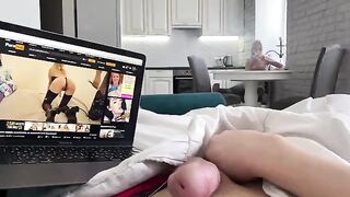 The girl caught me jerking off and offered to help with her mouth
