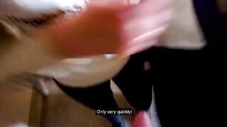 A couple fucked in the hallway while the parents were at home