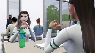 The student seduced the professor with her body