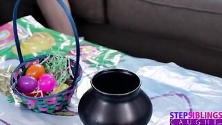 Step-sis challenges bro to find her egg to get magical powers