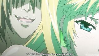 A hot girl in a hentai anime gets her pussy railed hard and deep
