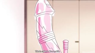 A hot girl in a hentai anime gets her pussy railed hard and deep