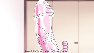 A hot girl in a hentai anime gets her pussy railed hard and deep
