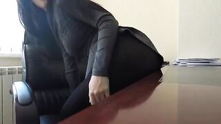 Office work is too boring for a hot girl - Mini Diva