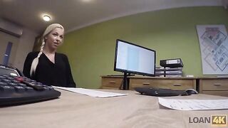 A businesswoman woman needs a loan and she will do anything for it in this steamy LOAN4K scene