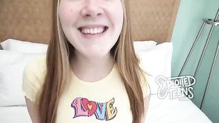 Redhead with freckles and red pubic hair got banged hard