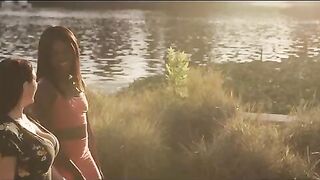 The greatest scissoring action with Ana Foxxx and Angela White in HD
