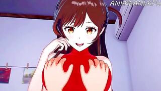 Rent a girlfriend Chizuru Mizuhara gets fucked hard in this hentai special