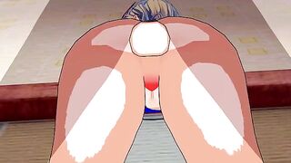 Rebecca Bluegarden gets fucked in an animated scene