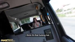 A hot Spanish lesson with Linda Del Sol in a fake taxi ride