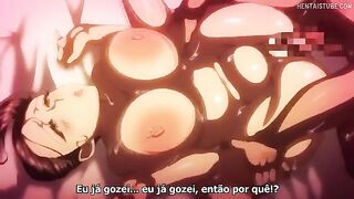 Cursed by a mysterious figure, a woman is forced into prostitution in this intense hentai anime