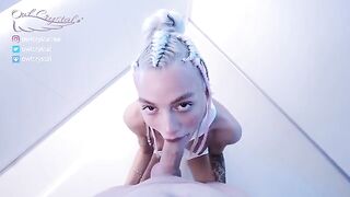 Cosplay sex with petite teen in space suit Owlcrysal