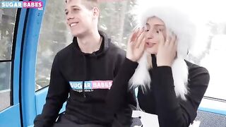 A pretty woman wants to be fucked publicly by a handsome guy