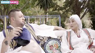 A hot Greek MILF, the star of SugarBabesTV, gets her ass pounded hard