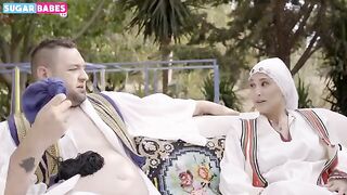 A hot Greek MILF, the star of SugarBabesTV, gets her ass pounded hard