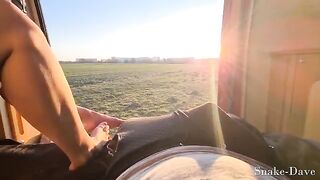A young couple fucked in the camper on the open road