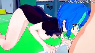 High School DxD Xenovia Quarta hentai in missionary pose