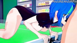 High School DxD Xenovia Quarta hentai in missionary pose