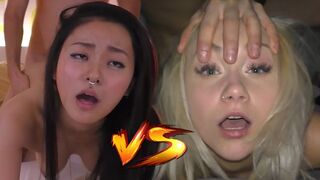 Who is better in hardcore action, Rae Lil Black or Marilyn Sugar? Watch and decide!