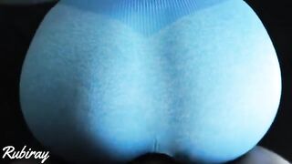 He came into my pussy before cumin’ on my hole in ripped leggings