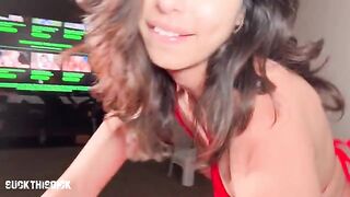 First teary-eyed face fuck and pussy pounding for Reina Rae