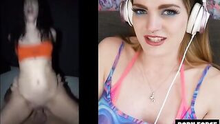 Rough power fuck makes Carly Rae's brain melt - PF Porn Reactions Ep IV