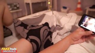 Clueless StepFather Almost Caught Sneaky 19yr old Step Sister Getting fucked