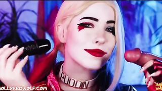 The mad harley Quinn receives a cock in her wet and narrow hole