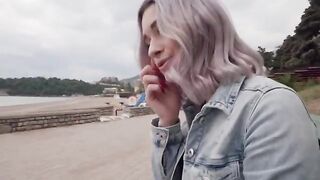 BelleNiko has real sex with a stranger