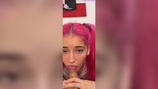 Petite Emma Fiore in intense TikTok action, showcasing her wild side