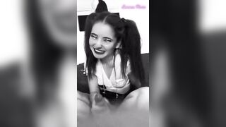 Petite Emma Fiore in intense TikTok action, showcasing her wild side