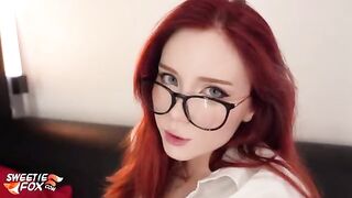 The slutty secretary gets fucked hard by her boss