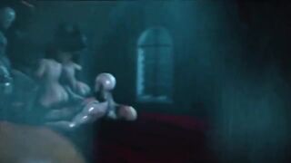 Hentai 3D uncensored Full Moon 2 Gangbang, a wild compilation of intense scenes