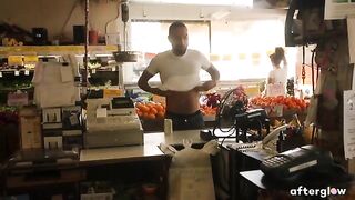 Pregnant woman fucked in public by Mickey Mod