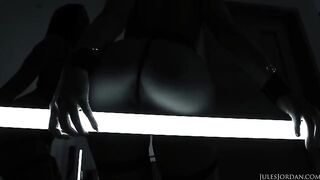 Adriana Chechik gets her asshole gapped in the anal chamber