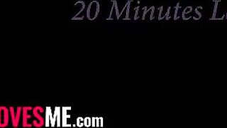 Bratty stepbrother’s surprise birthday present from his hot petite stepsister Vixen