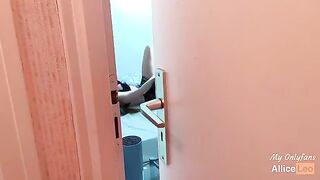 I observe my half-sister while she masturbates. I offered her my cock and she accepted!