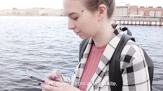 The first date with a girl turned into a riding session