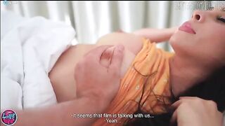A couple watches a movie together and then has sex, just like in the film