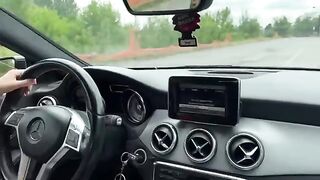 Italian girl buys used car and fucks the salesman in it