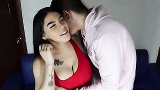 I can't help but touch my cock when I see my step-sister