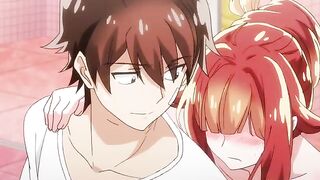 Redhead Tsundere with Small Tits gets Fucked in Missionary after Massage -